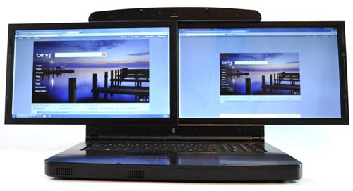 ноутбук Gscreen SpaceBook с двумя дисплеями