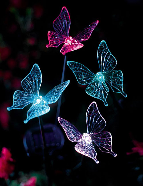 Butterfly Solar Garden Stakes